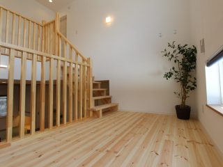 スキップフロアで快適な空間