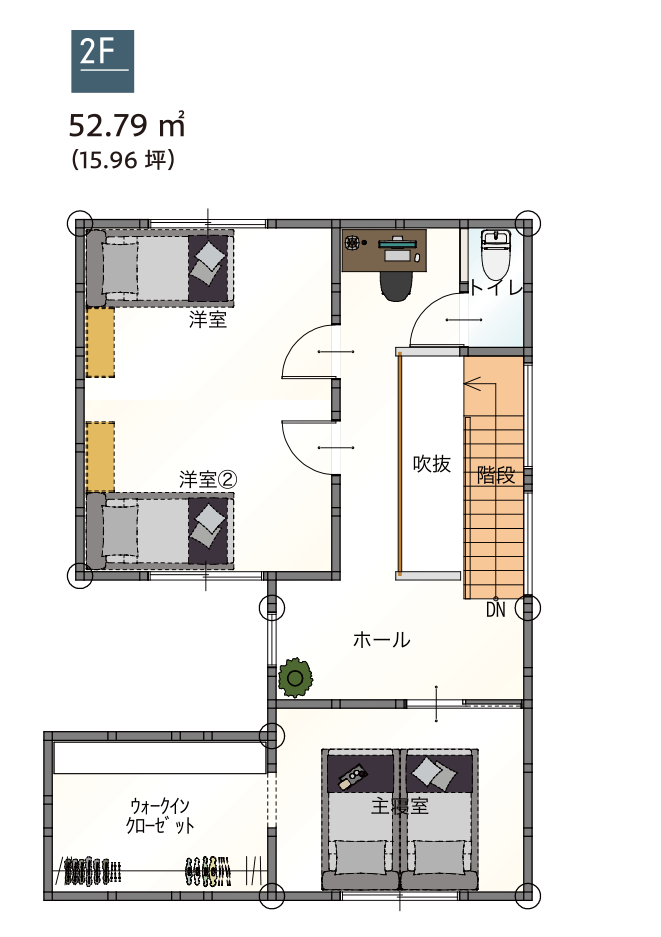 2F見取り図